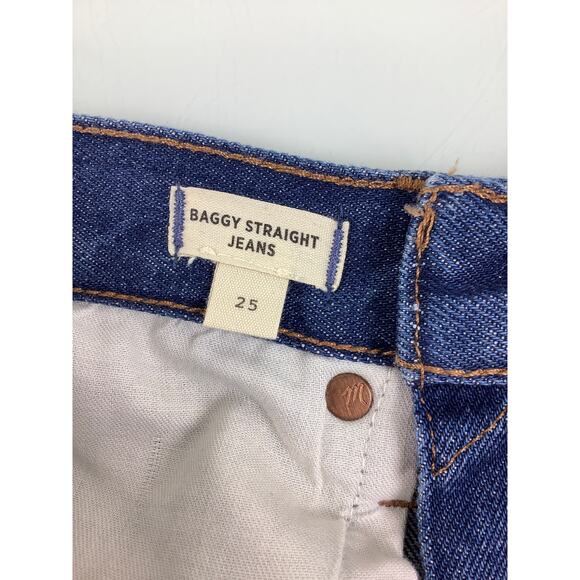 Madewell Baggy Straight jeans size 25 NWT - Picture 9 of 12